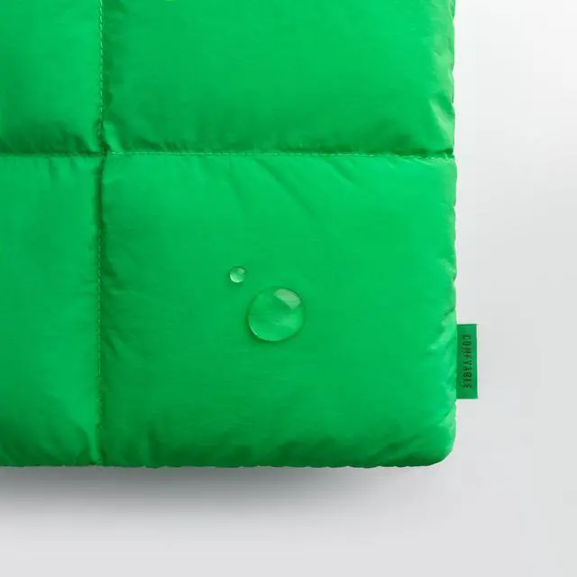 Alt view image 5 of 5 - Comfyable Puffy Laptop Sleeve 15 16 Inch, Quilted Puffer Laptop Carrying Case with Handle, Pillow Case Compatible for MacBook Air 15" M4 2025 & MacBook Pro 16" 2024, Puff Cover, Green