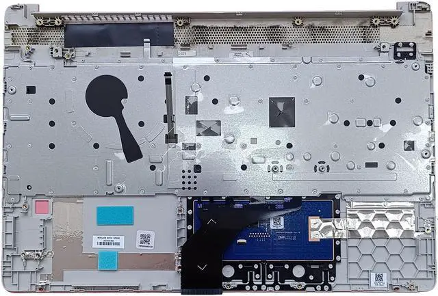 Alt view image 3 of 5 - D-KXCPELE Laptop Replacement-Upper Case Palmrest & Backlit Keyboard Touchpad Assembly for HP 15S-DY,15S-DW,15S-DU Models in Natural Silver with Fingerprint Reader P/N:L52154-001