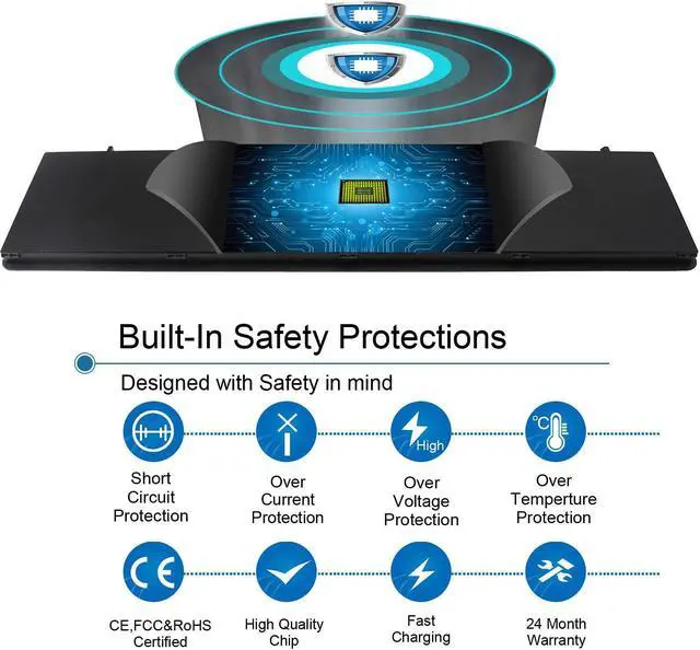 Alt view image 5 of 5 - E7440 E7450 3RNFD Battery for Dell Latitude E7440 E7450 E7420 14 7000 7440 7450, 34GKR G0G2M PFXCR F38HT G95J5 T19VW 909H5 0909H5 451-BBFT 451-BBFV 451-BBFY E225846 5K1GW 0G95J5 Laptop Notebook