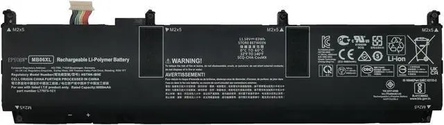 Main image of EPYOBW MB06XL Laptop Battery 83Wh Compatible with HP ZBook Studio G7 G8 Mobile Workstation/ZBook Power 16 G11 / ZBook Create G7 / ZBook Create 15.6 G8 Series HSTNN-IB9E L78553-005 L77973-1C1