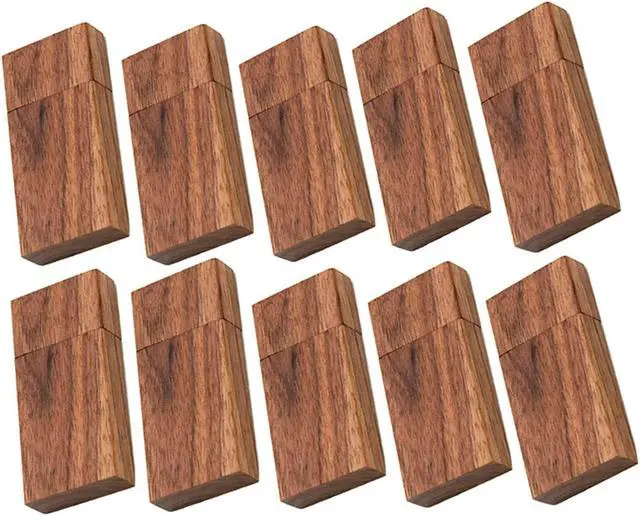 Main image of Wood Flash Drives 32GB, EASTBULL USB 2.0 High Speed Walnut Wood USB Thumb Drives Memory Stick Pen Stick for Date Storage(10 Pack-Brown)