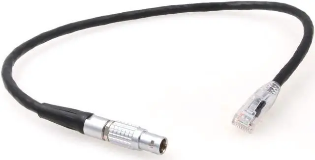 Alt view image 2 of 4 - Eonvic RJ45 Ethernet Cable 10 Pin to RJ45 Cat5e Ethernet Control Cable for ARRI Alexa Mini and Teradek COLR (Straight 10pin to RJ45)