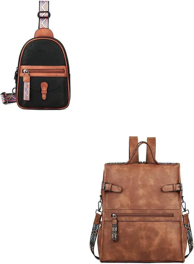 leather sling laptop bags