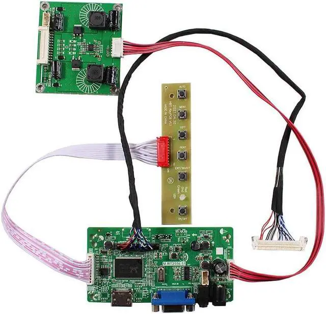 Main image of FanyiTek VGA Controller Board eDP for 27 inch 2560x1440 2K LM270WQ1 SDA1 SDA2 30 pin WLED LCD Screen