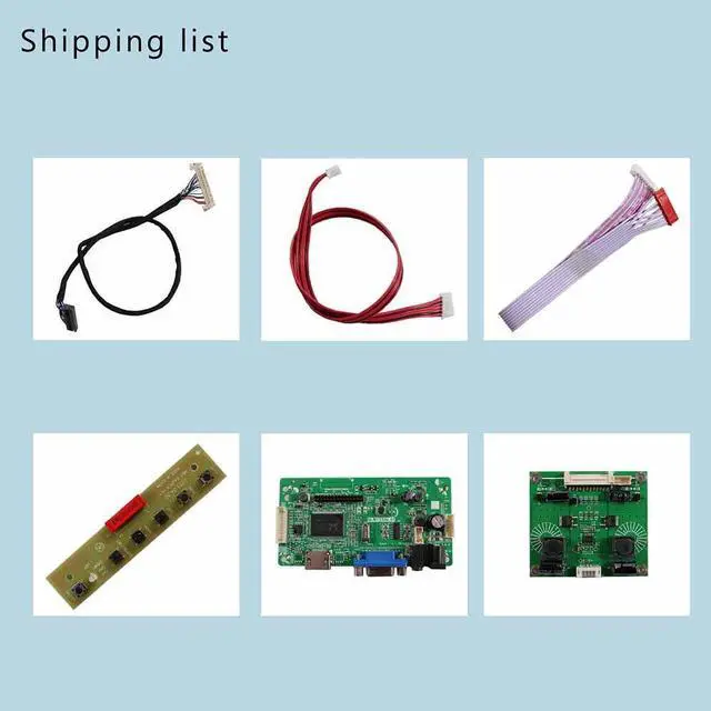 Alt view image 2 of 5 - FanyiTek VGA Controller Board eDP for 27 inch 2560x1440 2K LM270WQ1 SDA1 SDA2 30 pin WLED LCD Screen