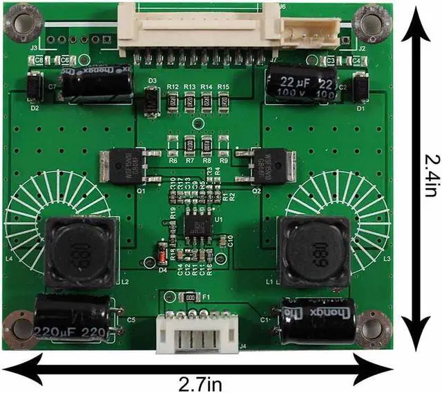 Alt view image 5 of 5 - FanyiTek VGA Controller Board eDP for 27 inch 2560x1440 2K LM270WQ1 SDA1 SDA2 30 pin WLED LCD Screen