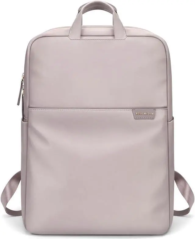 Main image of GOLF SUPAGS Travel Laptop Backpack for Women Anti Theft Slim Durable College Bookbag Business Computer Bag Fit 15.6Inch Notebook (Pinkish Grey, 15.6Inch)