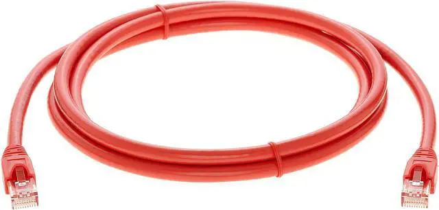 Alt view image 5 of 5 - InstallerParts Ethernet Cable CAT6A Cable UTP Booted 50 FT - Red - Professional Series - 10Gigabit/Sec Network/High Speed Internet Cable, 550MHZ