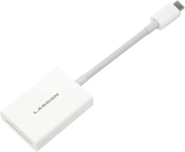 Main image of Lasden USB-C Pro Memory Card Reader for MicroSD/SD/SDHC/SDXC, UHS-II High Speed 2 in 1 Micro SD + SD to USB Type C Interface
