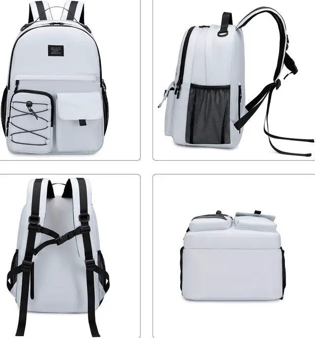 Alt view image 3 of 5 - Lohol Fashion Backpack with Anti Theft Pocket, Water Resistant Travel Daypack for Teen Girls & Boys (Smoky Grey)