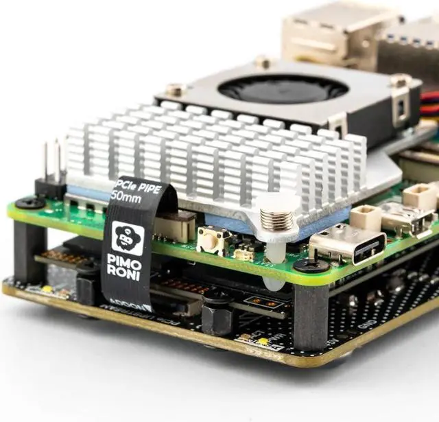 Alt view image 3 of 4 - NVMe Base for Raspberry Pi 5 M.2 HAT PCIe Extension Board (M.2 2230 to 2280 Supported) (0TB (Duo))
