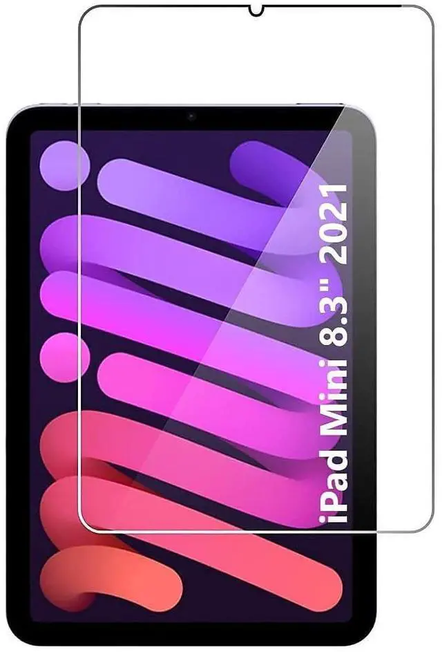 Main image of SAHARA - ZeroDamage Tempered Glass Screen Protector for iPad mini (A17 Pro) and iPad mini (6th Generation 2021), Clear, (ZD00030)