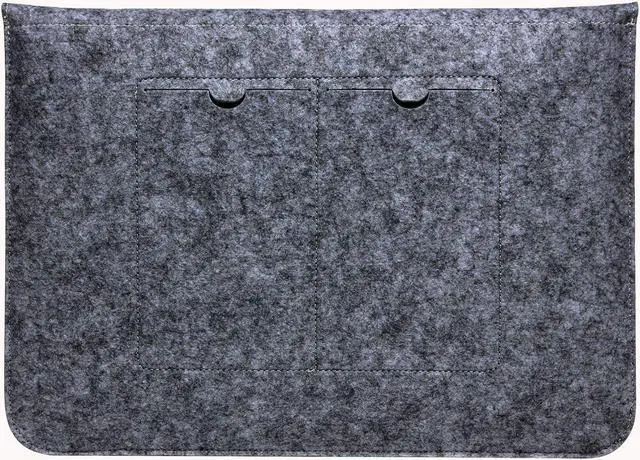Alt view image 2 of 5 - 13 inch Laptop Sleeve Suitable for MacBook Felt Bag Gift Flat Liner Bag Protective Cover case for MacBook (Black)