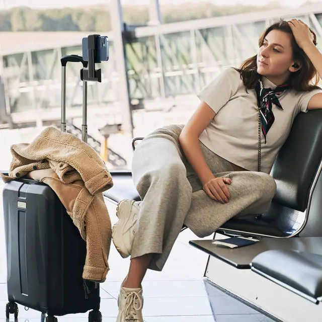 Alt view image 3 of 5 - Klearlook Airplane Phone Stand Holder & Monitor Stand Riser