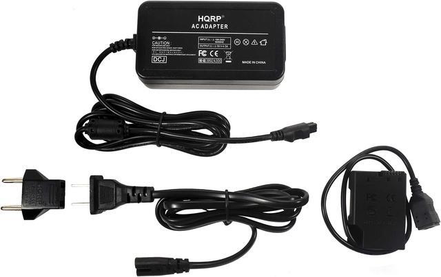 Main image of HQRP AC Power Adapter Kit Compatible with Nikon D3100 D3200 D3300 D3400 D3500 D5100 D5200 D5300 D5500 Coolpix P7000 P7100 P7700 Digital Camera, EP-5A, EN-EL14
