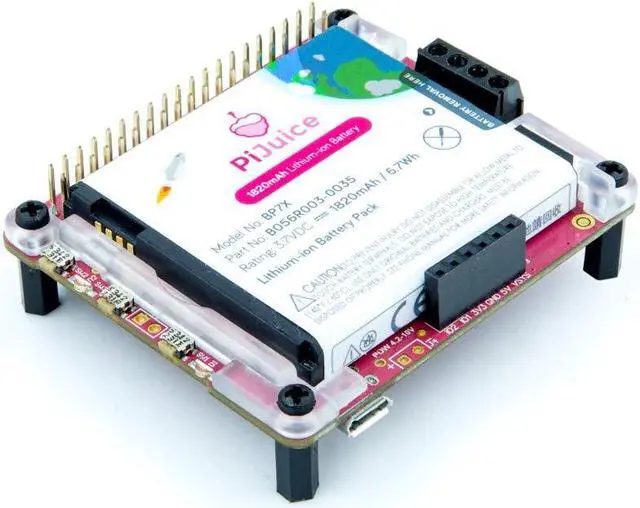 Alt view image 2 of 5 - PiJuice Portable Power Platform for Raspberry Pi