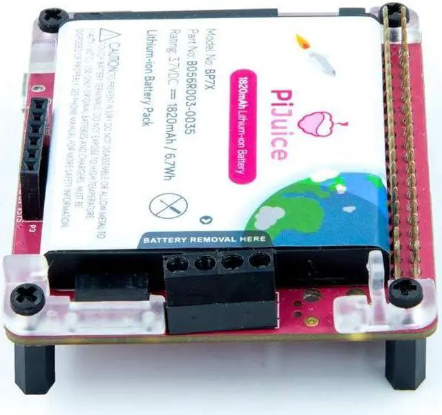 Alt view image 5 of 5 - PiJuice Portable Power Platform for Raspberry Pi