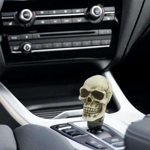 Alt view image 3 of 4 - uxcell Skull Head Shape Gear Shift Knob for Auto Car