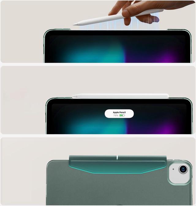 Alt view image 5 of 5 - Sahara - Venture Series Tri-Fold Folio Case for iPad Air 13" (M2 2024/M3 2025), Cactus Green, (TB00406)