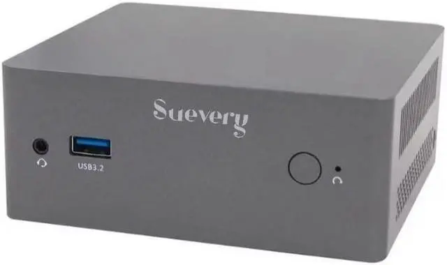 Alt view image 4 of 5 - suevery Mini PC Intel 12th Gen Alder Lake N100(up to 3.4GHz) 8GB DDR4 RAM M.2 256GB Nvme SSD, Desktop Computer Support 4K TV Dual Display Business