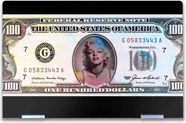 Main image of Laptop Skin Compatible with HP Envy x360 14 (2023) - Monroe Currency - Premium 3M Vinyl Protective Wrap Decal Cover - Easy to Apply | Crafted in The USA by MightySkins