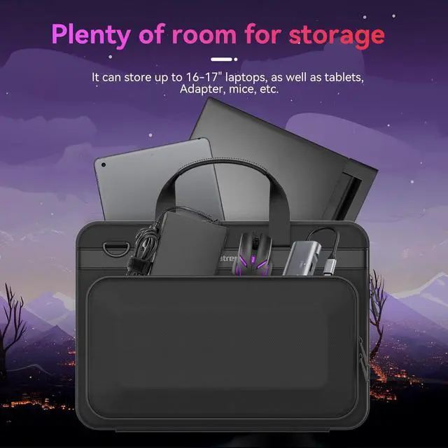Alt view image 2 of 5 - Smatree Heavy Duty Hard Carry Case Compatible for 16 inch Acer Predator Triton 500/300 SE Gaming Laptop,16 inch Acer PREDATOR TRITON 16 Gaming Laptop, 15.6 inch Acer Nitro 5 Gaming Laptop AN515 (A800)