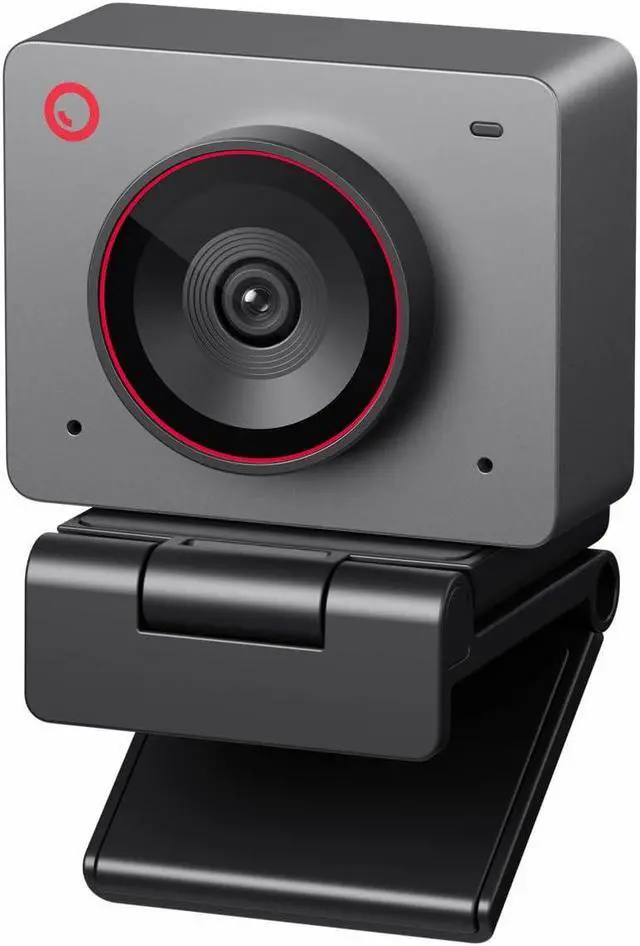 Main image of OBSBOT Meet 2-4K Webcam for PC with 1/2" Sensor, AI Framing & Autofocus, Beauty Mode, Lightweight, Gesture Control, HDR, Dual Microphone, 60 FPS, Web Cam for Streaming, Meeting, Gaming. (Space Grey)