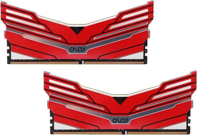 Alt view image 4 of 5 - OLOy DDR4 RAM 16GB (2x8GB) Warhawk Aura Sync RGB 2666 MHz CL19 1.2V 288-Pin Desktop Gaming UDIMM (MD4U082619BCDA)