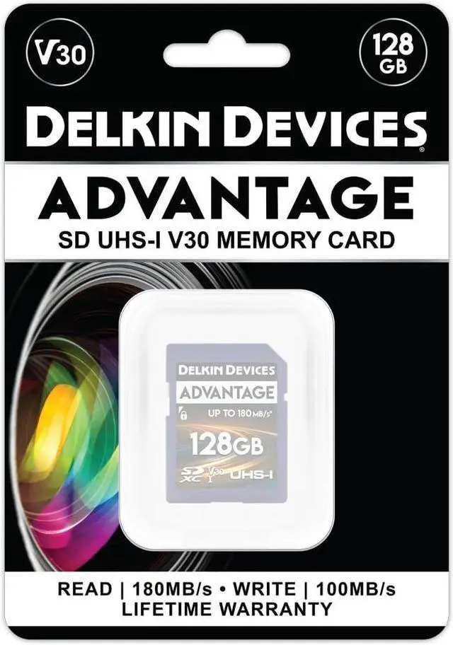 Alt view image 5 of 5 - Delkin Devices 128GB Advantage SDXC Memory Card UHS-I, Up to 100MB/s Write, 180MB/s Read + 3.1 USB SD Card and microSD Reader, 2-in-1 Dual Slot