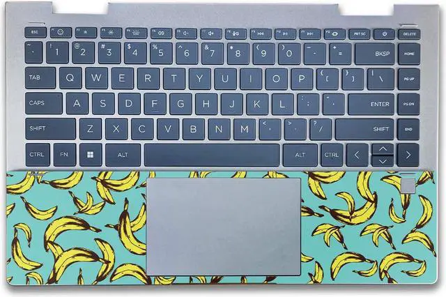 Alt view image 2 of 5 - Laptop Skin Compatible with HP Envy x360 14 (2023) - Bananas - Premium 3M Vinyl Protective Wrap Decal Cover - Easy to Apply | Crafted in The USA by MightySkins
