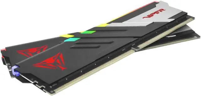Alt view image 2 of 5 - Patriot Memory Viper Venom RGB DDR5 RAM 64GB (2X32GB) 6000MHz CL36 1.35v UDIMM Desktop Gaming Memory Kit Compatible with Intel XMP/AMD Expo- PVVR564G600C36K