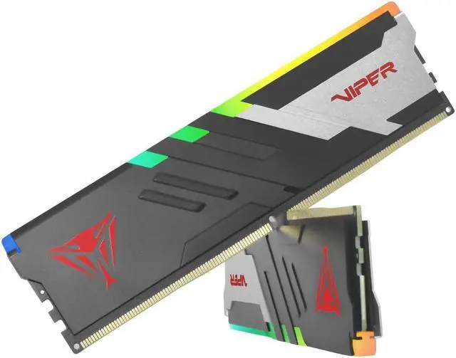 Alt view image 5 of 5 - Patriot Memory Viper Venom RGB DDR5 RAM 64GB (2X32GB) 6000MHz CL36 1.35v UDIMM Desktop Gaming Memory Kit Compatible with Intel XMP/AMD Expo- PVVR564G600C36K