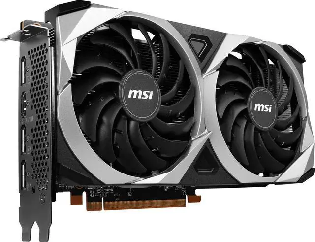 Alt view image 4 of 5 - MSI Gaming AMD Radeon RX 6600 128-bit 8GB GDDR6 DP/HDMI Dual Torx Fans FreeSync DirectX 12 VR Ready Graphics Card (RX 6600 MECH 2X 8G)