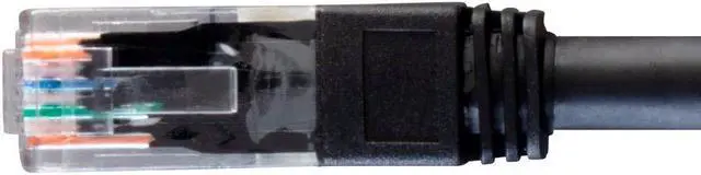 Alt view image 4 of 4 - Monoprice Cat6 Ethernet Patch Cable - Outdoor Rated, Snagless RJ45, Stranded, 550MHz, UTP, 24AWG, 100 Feet, Black