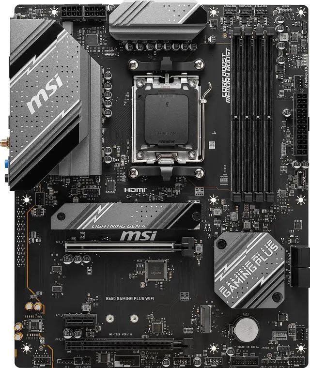 Windowsデスクトップ MSI Ryzen 5 8600G B650M GAMING PLUS WIFI b650m-gaming-plus-wifi-hero01.png