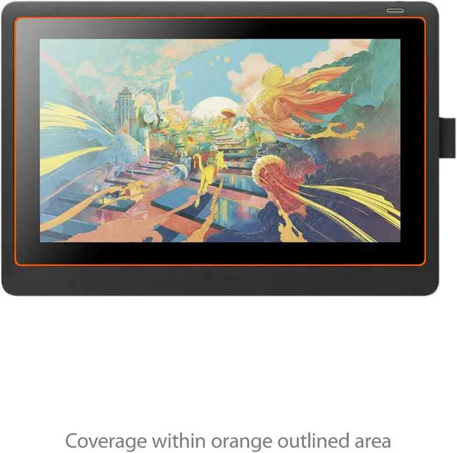 Alt view image 3 of 5 - BoxWave Screen Protector Compatible with Wacom Cintiq 16 (DTK1660K0A) - ClearTouch Anti-Glare (2-Pack), Anti-Fingerprint Matte Film Skin for Wacom Cintiq 16 (DTK1660K0A)