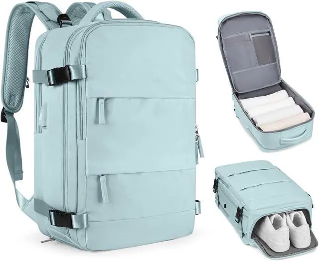 Main image of coofay Large Personal Item Travel Backpack For Women Men Airline Approved Carry On Backpack Flight Approved Waterproof Sports Luggage Backpack Casual Daypack Small Hiking Backpack