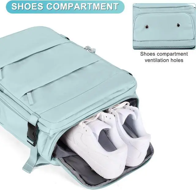 Alt view image 5 of 5 - coofay Large Personal Item Travel Backpack For Women Men Airline Approved Carry On Backpack Flight Approved Waterproof Sports Luggage Backpack Casual Daypack Small Hiking Backpack