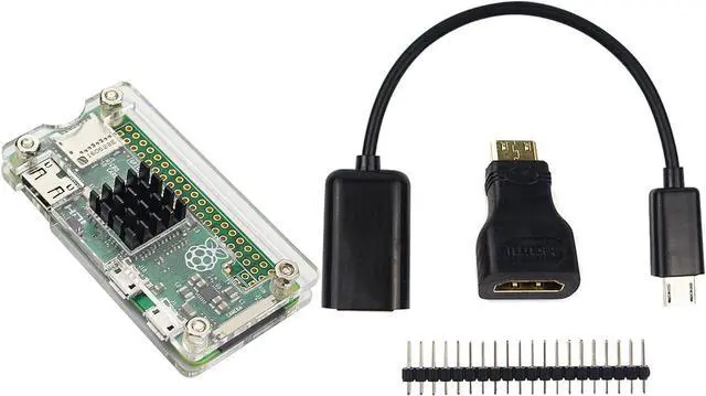 Alt view image 5 of 5 - DIGISHUO Raspberry Pi Zero 2W (Wireless) 9 in 1 Kit Complete Kit Wtih Two Case | 32G San Disk SD Card | Mini HDMI | Micro USB | GPIO Header |5V 3A US Power Supply