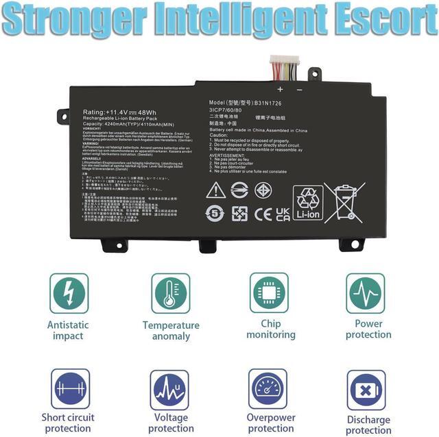 Amazon.com: ASODI B31N1726 48Wh Laptop Battery Replacement