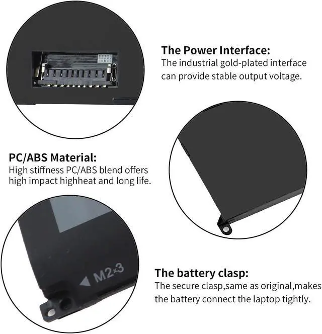 Alt view image 4 of 5 - 86Wh 69KF2 Battery for Dell G7 15 7500 G15 5510 5511 5520 5515 5521 for Alienware M15 R3 R4 R5 R6 R7 M17 R3 R4 for XPS 15 9500 9510 9520 for Precision 5550 5560 5570 8FCTC M59JH P91F P87F P100F P45E