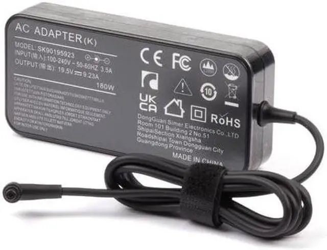 Main image of 180W AC Laptop Charger Compatible with Asus TUF Gaming A15 F15 A17 F17 Series; FX506, FX517, FX706, FX766, FX505, FX566, FX705, FX86, FA506, FA706; ADP-180TB H, ADP-180MB F Power Adapter Supply