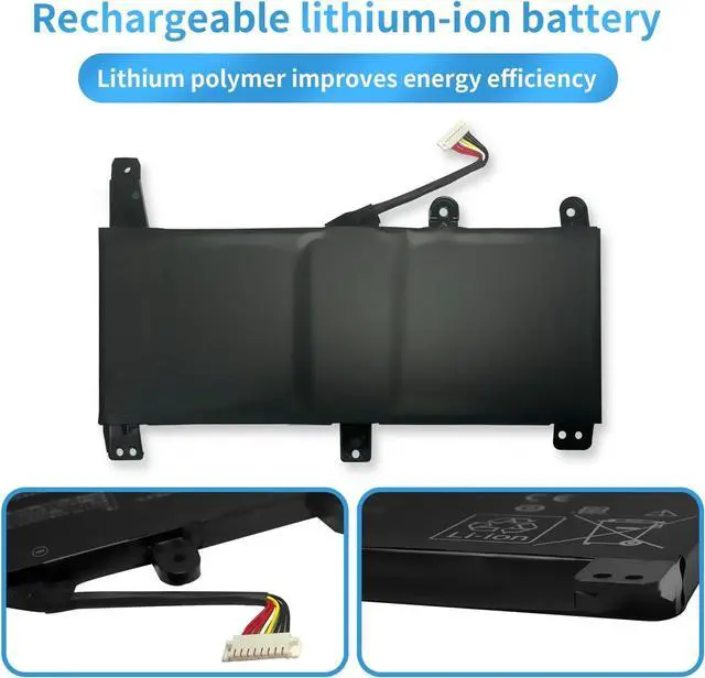 Alt view image 3 of 5 - C41N1731-2 Laptop Battery Compatible with Asus ROG Strix G15 G512 G512LV G512LU G512LW G512LWS Scar 15 G532LV G532LWS G532LW G17 G712LV G712LU G712LW G712LWS Scar 17 G732LW G732LV Series(15.4V 66Wh)