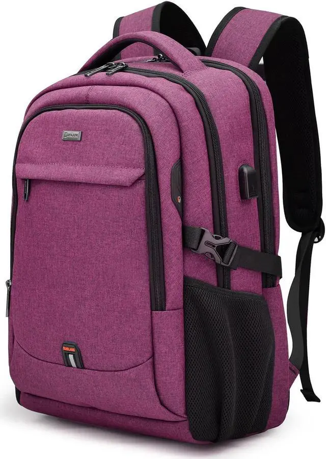 Main image of DUSLANG 17 Inch Laptop Backpack for Travel Water Resistant College Backpack for Women Laptop Bag with USB Charging Port Work Backpack,Rose