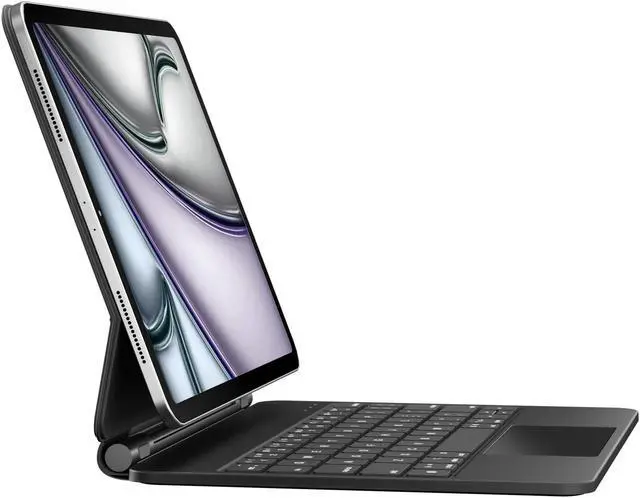 Alt view image 2 of 5 - edaiser Wireless Magic Keyboard Case for Apple iPad Pro 11-inch (M4) 2024: Smart Multi-Touch Trackpad, RGB Backlit, Black