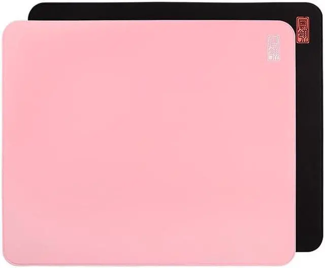 Alt view image 2 of 5 - ESPTIGER Mouse Pads Shan Hai Series Feng Ling (480 x 400 x 4mm) Standard Size SlimFlex Base Delicate Flat Woven Fiber Fabric Large Cloth Gaming Mousepad  Pink