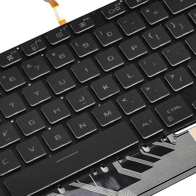 Alt view image 2 of 5 - Replacement Backlit Keyboard for ASUS TUF A15 F15 FA507 FX507 FX507R A17 FA707 F17 FX707 & TUF Dash F15 FX517 Series Laptop with Per-Key RGB Colorful Keyboard US Layout