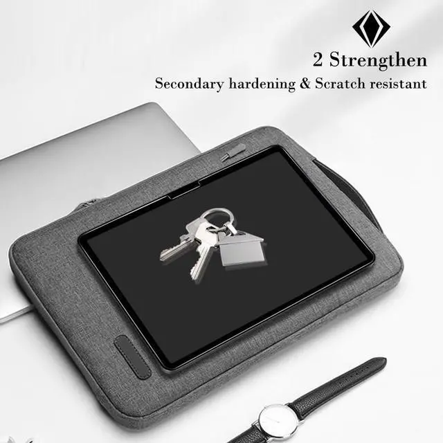 Alt view image 5 of 5 - PERFECTSIGHT Anti Glare Blue Light Screen Protector Compatible with iPad Air 11 Inch M3/M2 (7th/6th Generation, 2025/2024), Matte Low Reflection Eye Protection Blue Light Filter Tempered Glass