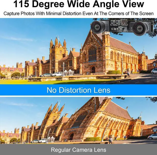 Alt view image 5 of 5 - MMlove USB Stereo Camera 1080P 60FPS Synchronous Dual Lens 4MP Camera Module 3D Webcam 115deg Viewing Angle Lightburn Webcam Plug & Play for VR Face Recognition Streaming,PC/Laptop/Raspberry Pi
