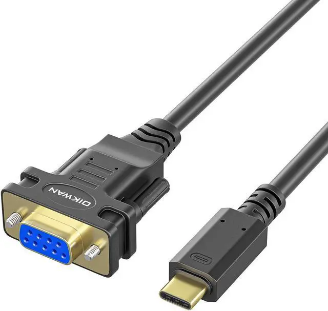 Alt view image 2 of 5 - OIKWAN 6FT RS232 DB9 Female Converter Cable+USB Type C to RS232 DB9 Serial Port Adapter Cable+2pack USB-C Console Cable